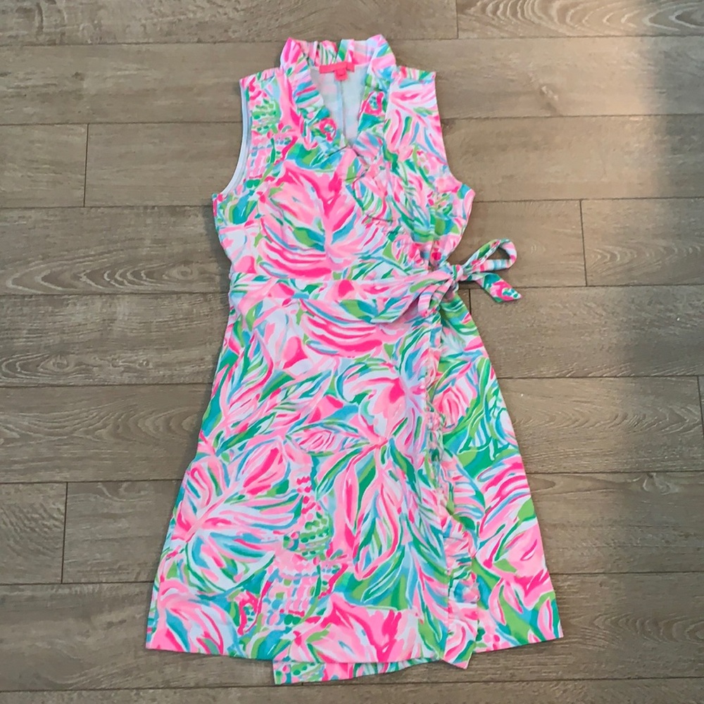 Sleeveless Lilly Pulitzer multi-colored mini dress